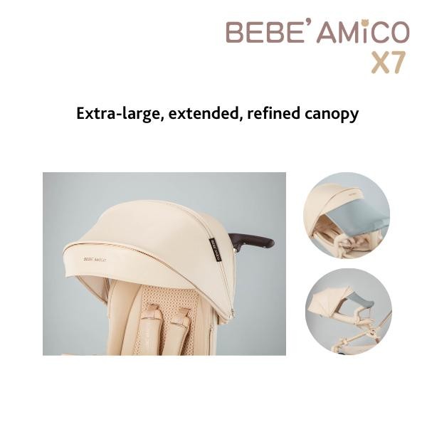 Bebe Amico X7 Stroller / Reversible Stroller / Kereta Bayi Dua Arah / Stroller 2 Arah Lipat