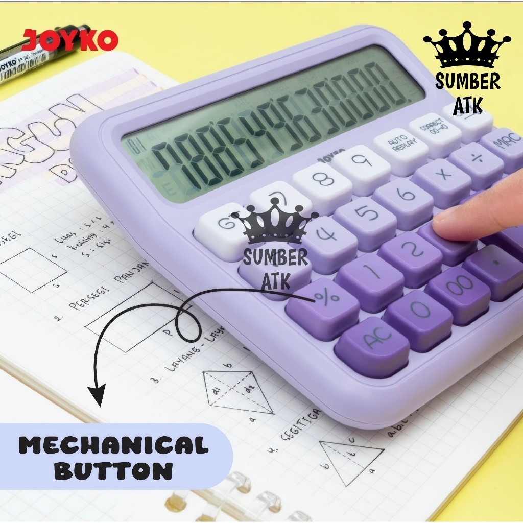

Calculator Kalkulator CC-63ACO CC-63BCO CC-63DCO 12 Dits Check & Correct