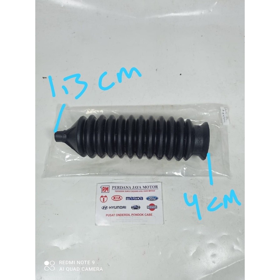 Karet Boot Stir Steer Long Tie Rod Rack End Ford Laser WE