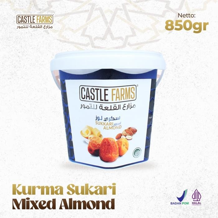 

BisaInstan- Kurma Sukari Almond Butter Kemasan Ember 850gr - Castle Farms