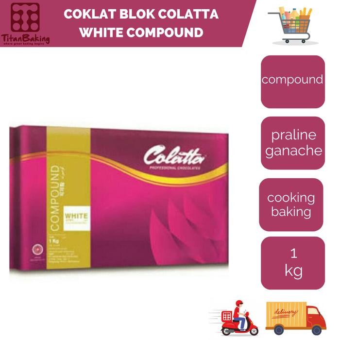 

BisaInstan- Coklat Blok Colatta White Compound 1 kg Coklat Putih Colatta Chocolate