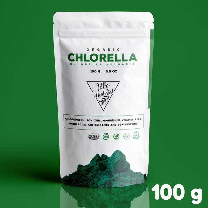

BisaInstan- Bubuk Chlorella Organik / Organic Chlorella Powder - 100 grams