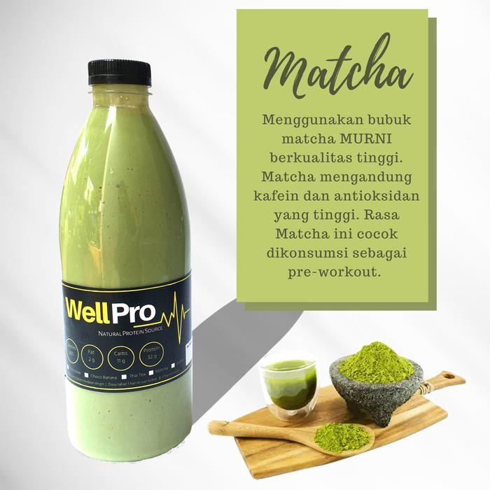Terlaris- Jus Putih Telur Wellpro/Egg White Protein Shake 32 Gr Protein Paket 4 -