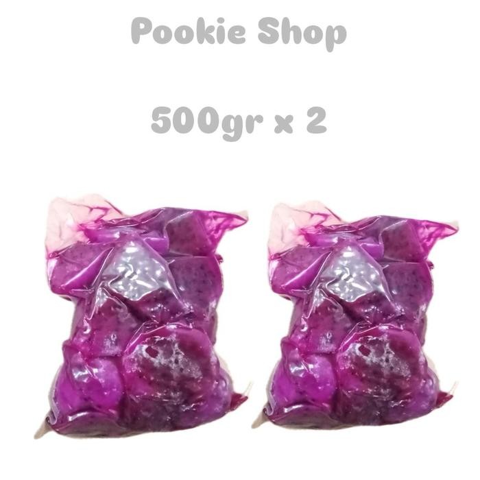 

BisaInstan- LOKAL frozen dragon fruit/buah naga beku 1 kg