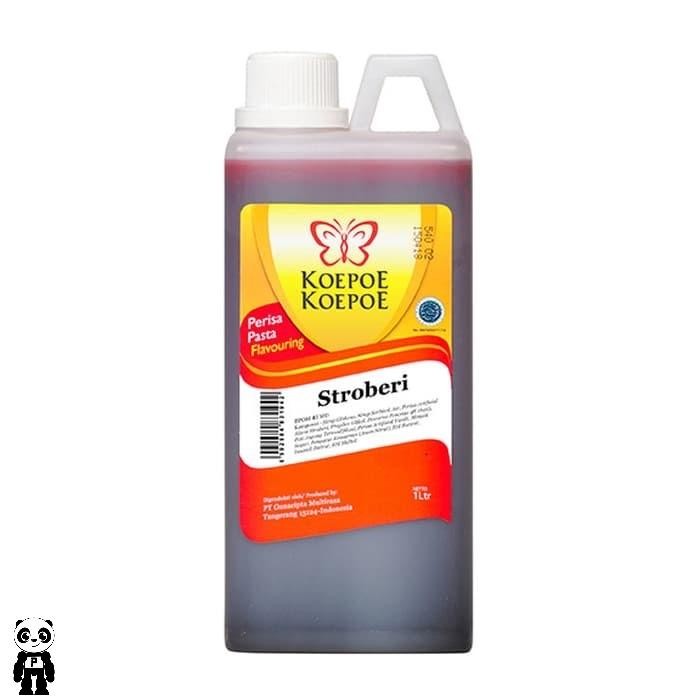 

BisaInstan- Koepoe Koepoe Pasta Stroberi 1 Liter Perisa Strawberry Flavoring 1L