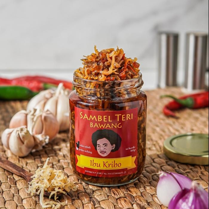 

BisaInstan- SAMBEL TERI BAWANG Sambal Ibu Kribo Khas Bogor