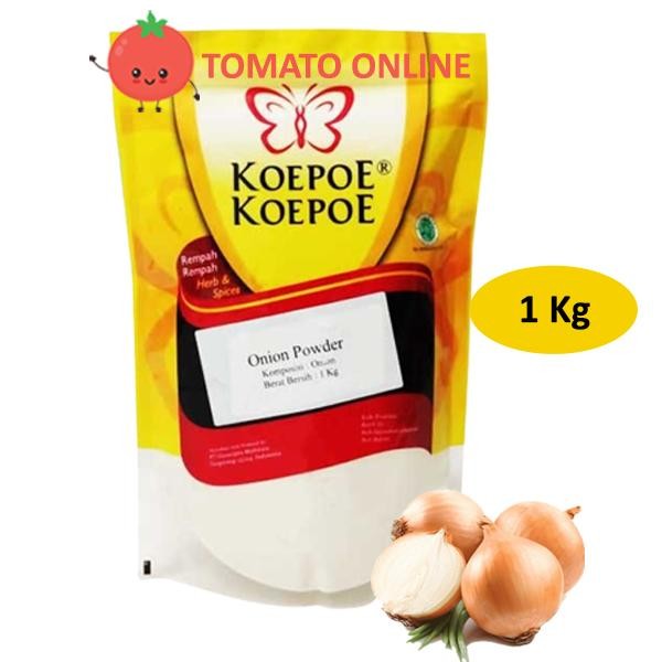 

BisaInstan- Koepoe Kupu / Onion Powder / Bawang Bombay Bombai Bubuk / 1 kg 1kg