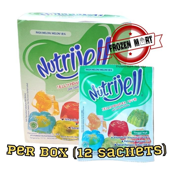 

BisaInstan- NUTRIJELL Melon / Agar Agar Instant / Konnyaku Jelly Powder 15 Gr