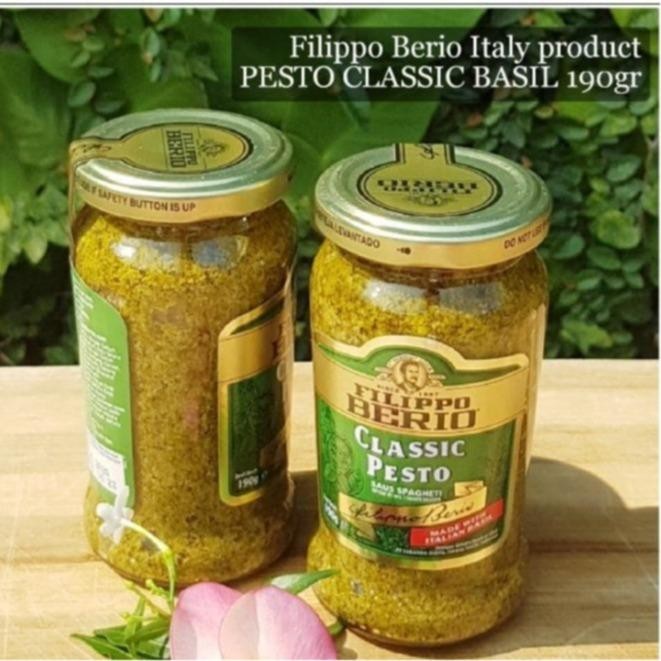 

BisaInstan- Sauce Pesto CLASSIC Filippo Berio 190gr Makanan saos