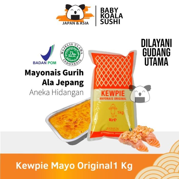 

BisaInstan- KEWPIE Mayo Original 1 Kg Mayonnaise Ori Ala Jepang