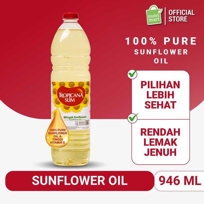 

BisaInstan- Tropicana Slim Minyak Sunflower 946ml - Pure Sunflower Oil