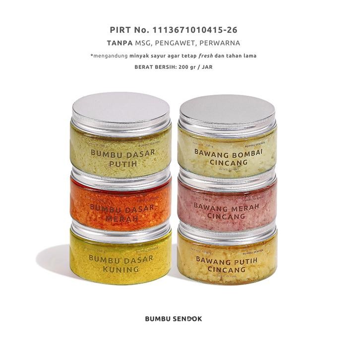 

Kirim,HariYgSama- BUMBU SENDOK Paket (6 Jar) Bawang + Bumbu Dasar 200g
