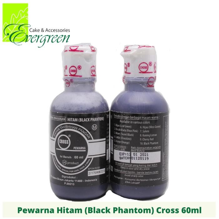 

BisaInstan- Pewarna Makanan Cross Hitam (Black Phantom) 60ml