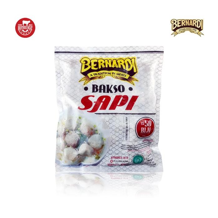 

Kirim,HariYgSama- BERNARDI Bakso Sapi 360gr isi 50, Halal