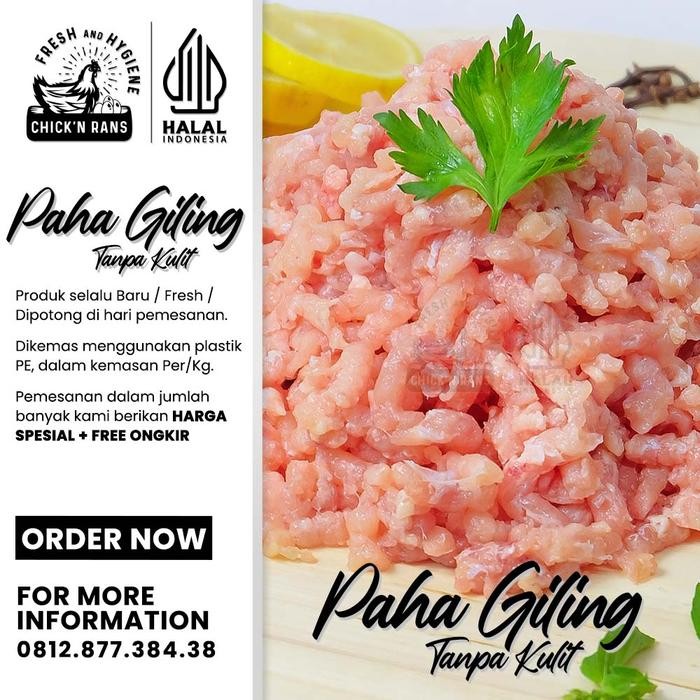

Kirim,HariYgSama- Daging Ayam Giling Paha Tanpa Kulit