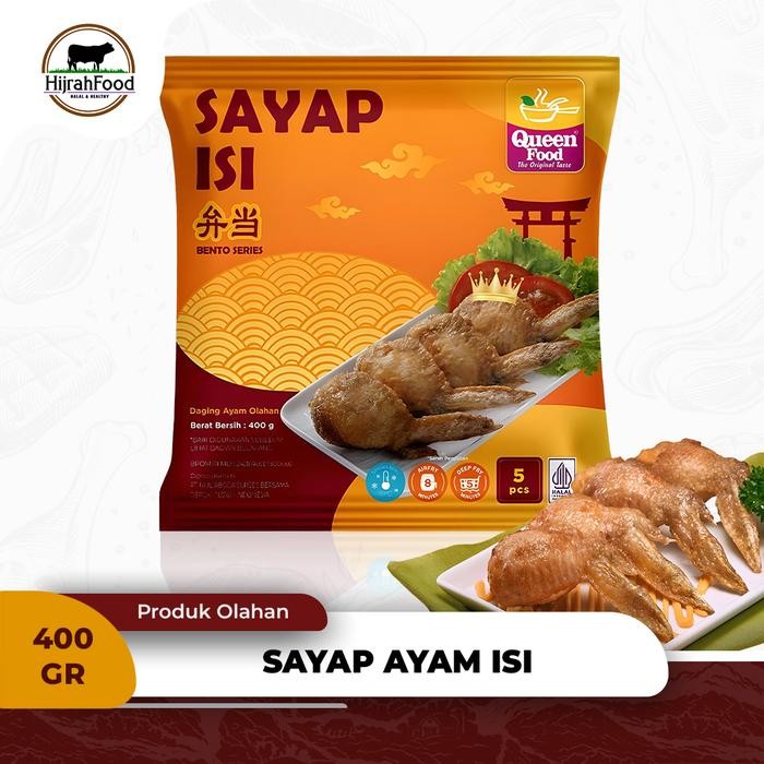 

Kirim,HariYgSama- Tori No Teba Sayap Ayam Isi Khas Jepang Fillet Wings Queen Food