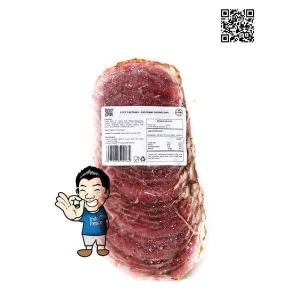 

Kirim,HariYgSama- Smoked Beef Pastrami Sliced- Daging Sapi Asap 500g