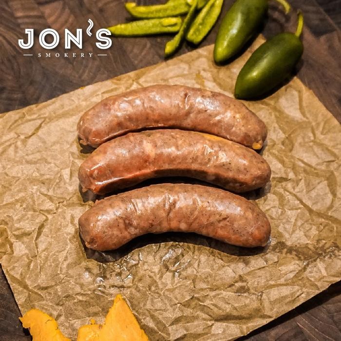 

Kirim,HariYgSama- Jon's Smokery Jalapeno Cheddar Sausage