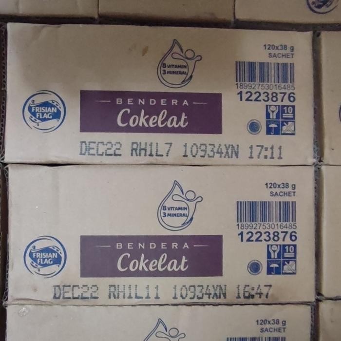 

SUSU BENDERA FRISIAN FLAG COKLAT 40GR 1 DUS ISI 20 PACK