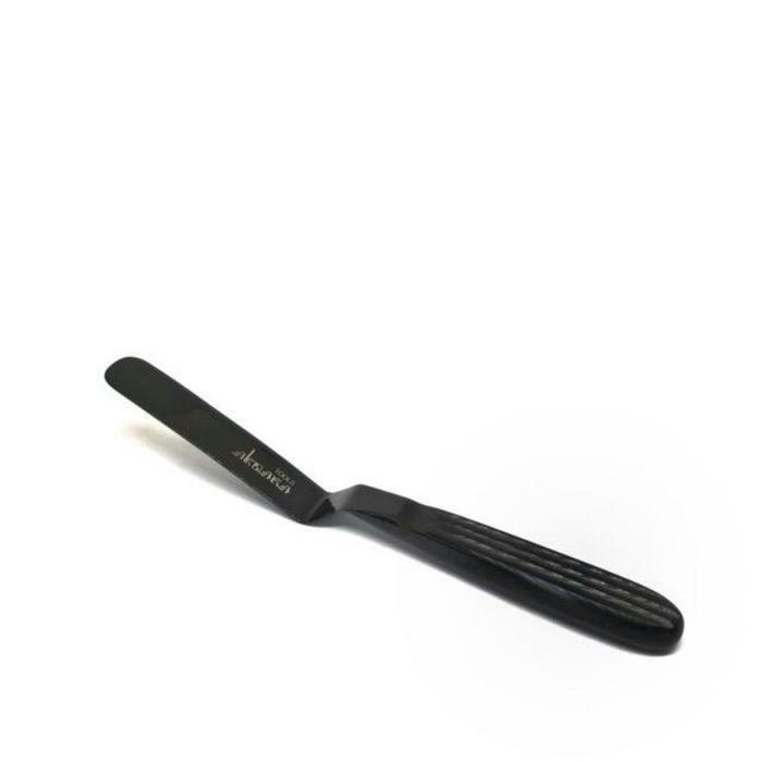 Aksara Offset Spatula Black / Kitchen Spatula / Palette