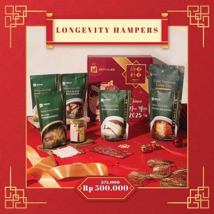 

Kirim,HariYgSama- Herbaleo - Longevity Hamper CNY