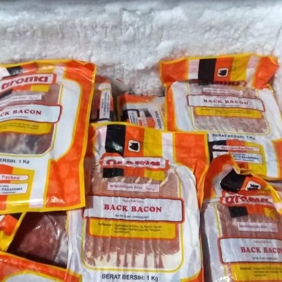 

Kirim,HariYgSama- PORK BACK BACON BABI AROMA BALI @1kg