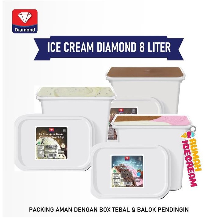 

Kirim,HariYgSama- Ice Cream Diamond 8 Liter
