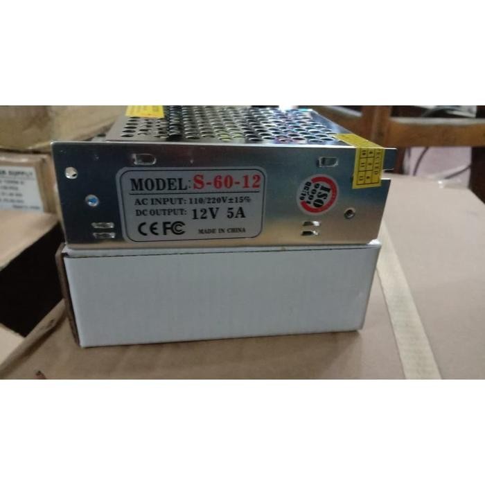 JT READY POWER SUPPLY 12V 5A MODEL S-60-12