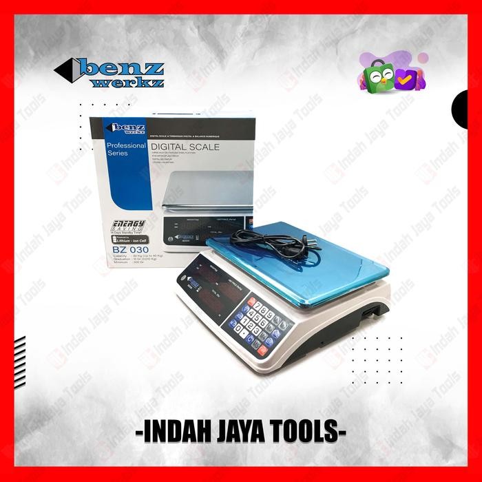 

BENZ BZ-030 Timbangan Duduk Dital 30 Kg - Buah Sayur Laundry Scale *