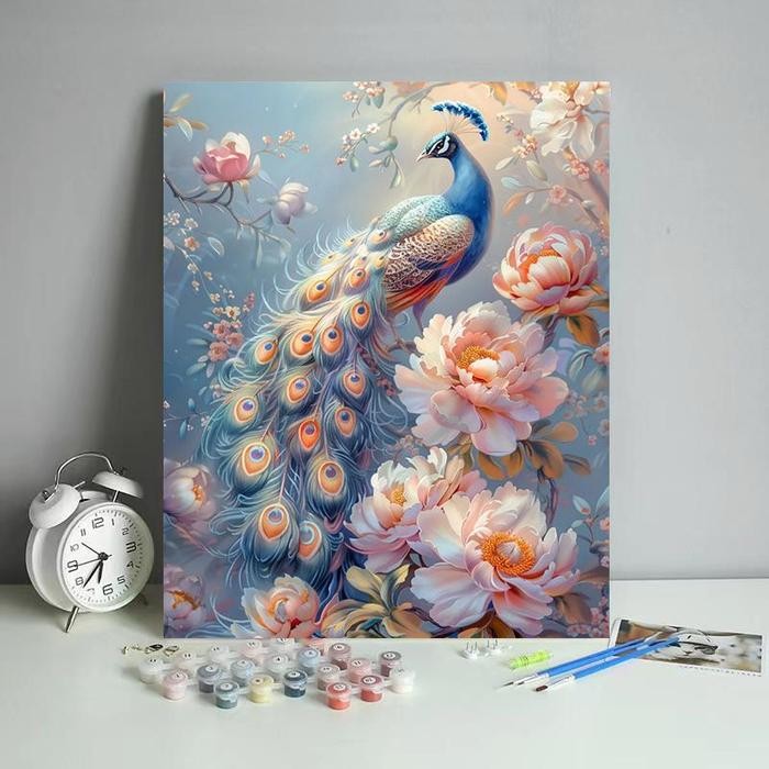 

ready stok (no frame) paint by number 40x50cm lukisan kanvas diy painting - b95 original