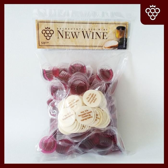 

Anggur Perjamuan Kudus Cup + Hosti Ayat Kecil - Isi 50 Cup