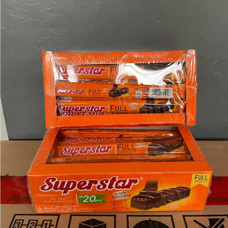 

SUPERSTAR WAFER COKLAT (ISI 20 PCS)