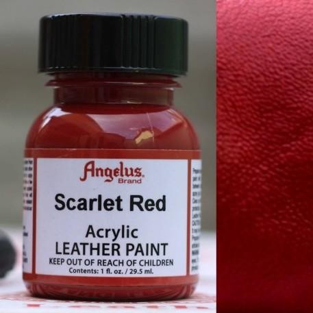 

ready stok angelus scarlet red acrylic leather paint cat bahan kulit merah 1oz original