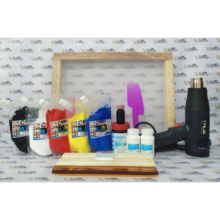 

ready stok paket sablon pemula lengkap plastisol original