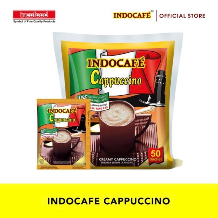 

Promo Indocafe Cappucino 50 Sachet Cod