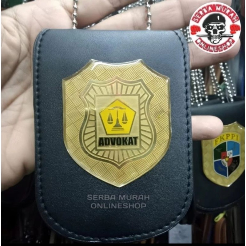 

HOLDER ID LANYARD NAME TAG MODEL KALUNG LOGO ADVOKAT BEST QUALITY