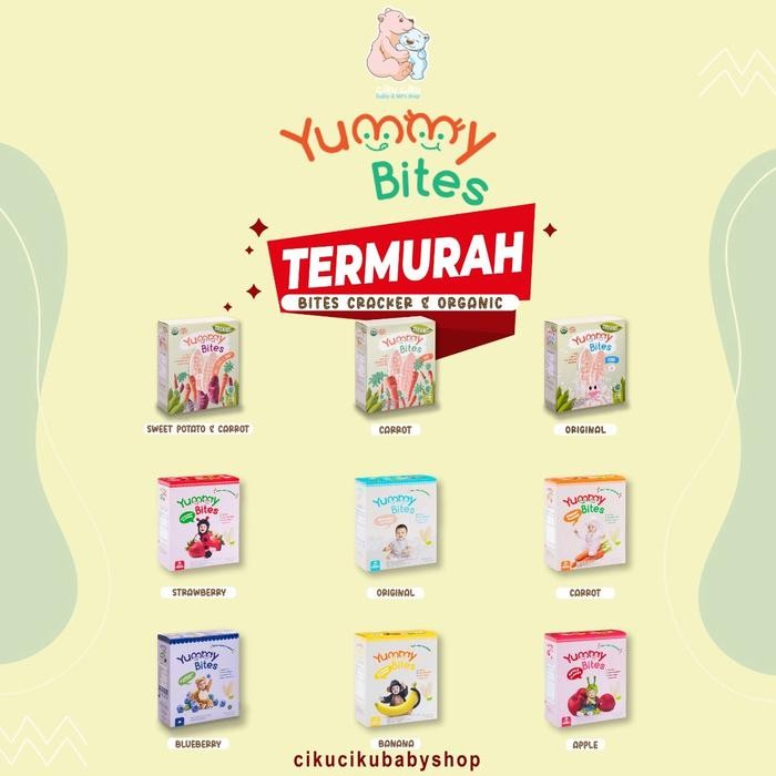 Amorie- Yummy Bites Rice Crackers / Yummy Bites Rice Crackers Organik