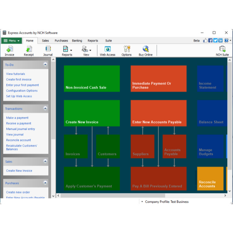 NCH Express Accounts Accounting Software