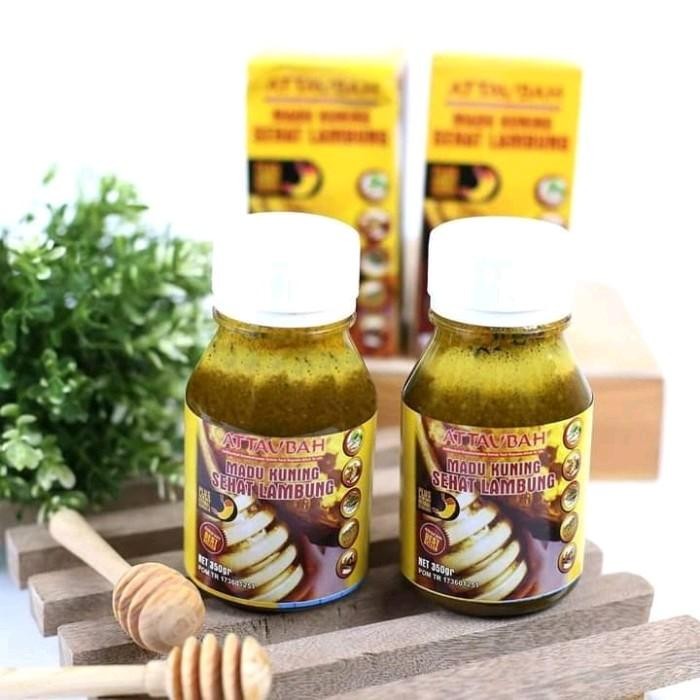 

Terlaris- Madu Kuning Attaubah 350Gram Original Madu Ramuan Untuk Pencernaan Bahan Syrup Madu Buat