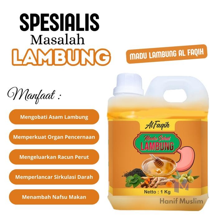 

Terlaris- Madu Sehat Lambung Al Faqih 1 Kg Madu Spesialis Asam Lambung Dan Maag Kronis -Gratisongkir