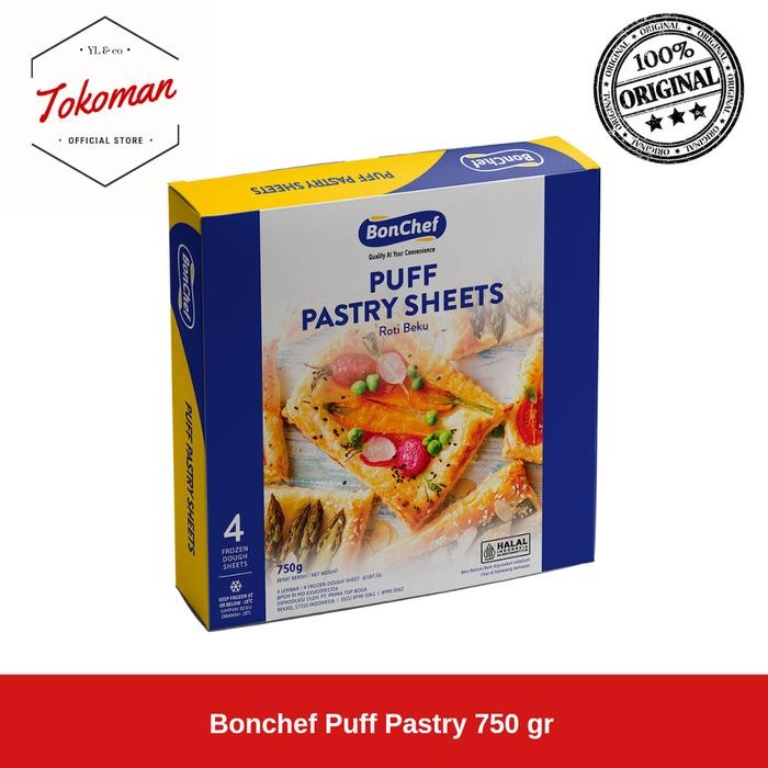 

Kualitas Terjamin Bonchef Puff Pastry 750Gr / 750 Gr - 4 Lembar