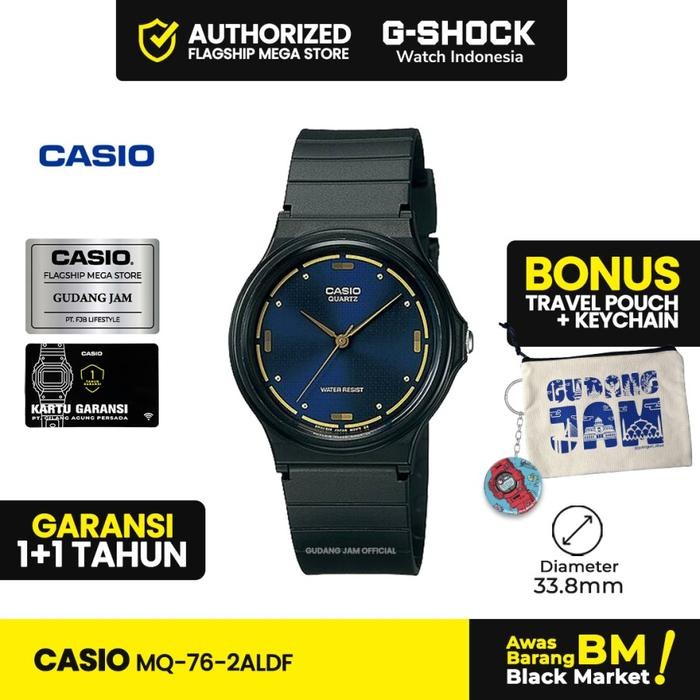 Casio General MQ-76-2ALDF Jam Tangan Pria Analog Anti Air Original Casio Watches MQ-76-2A MQ-76 MQ76