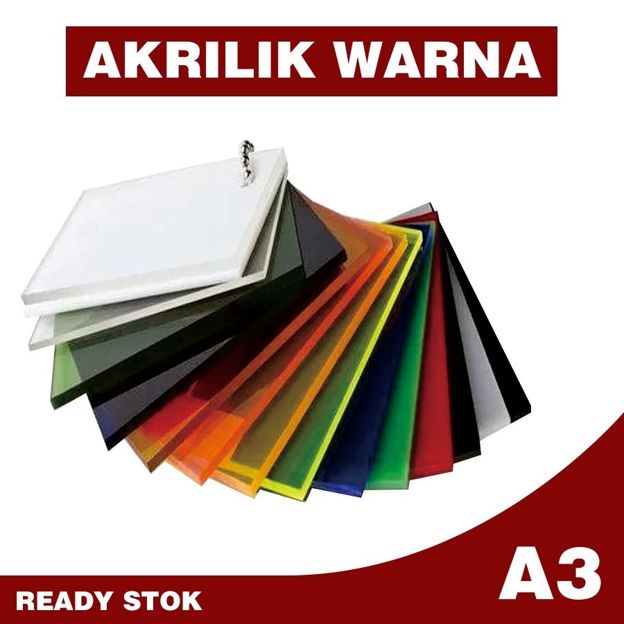 

AKRILIK WARNA / MIKA WARNA 2MM A3 30X42CM