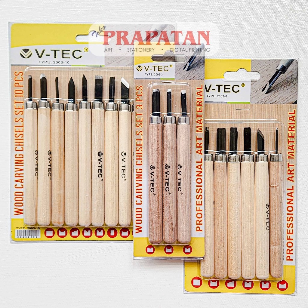 

V-TEC Wood Carving Tool Set Pisau Ukir
