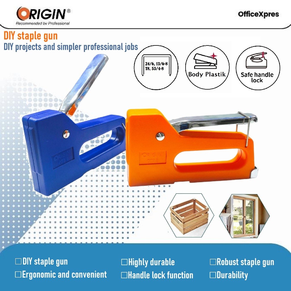 

Alat Stapler Tembak Jok Kulit / Steples Tembak / Stapler Kayu / Alat Jok Motor / Guntacker Plastik
