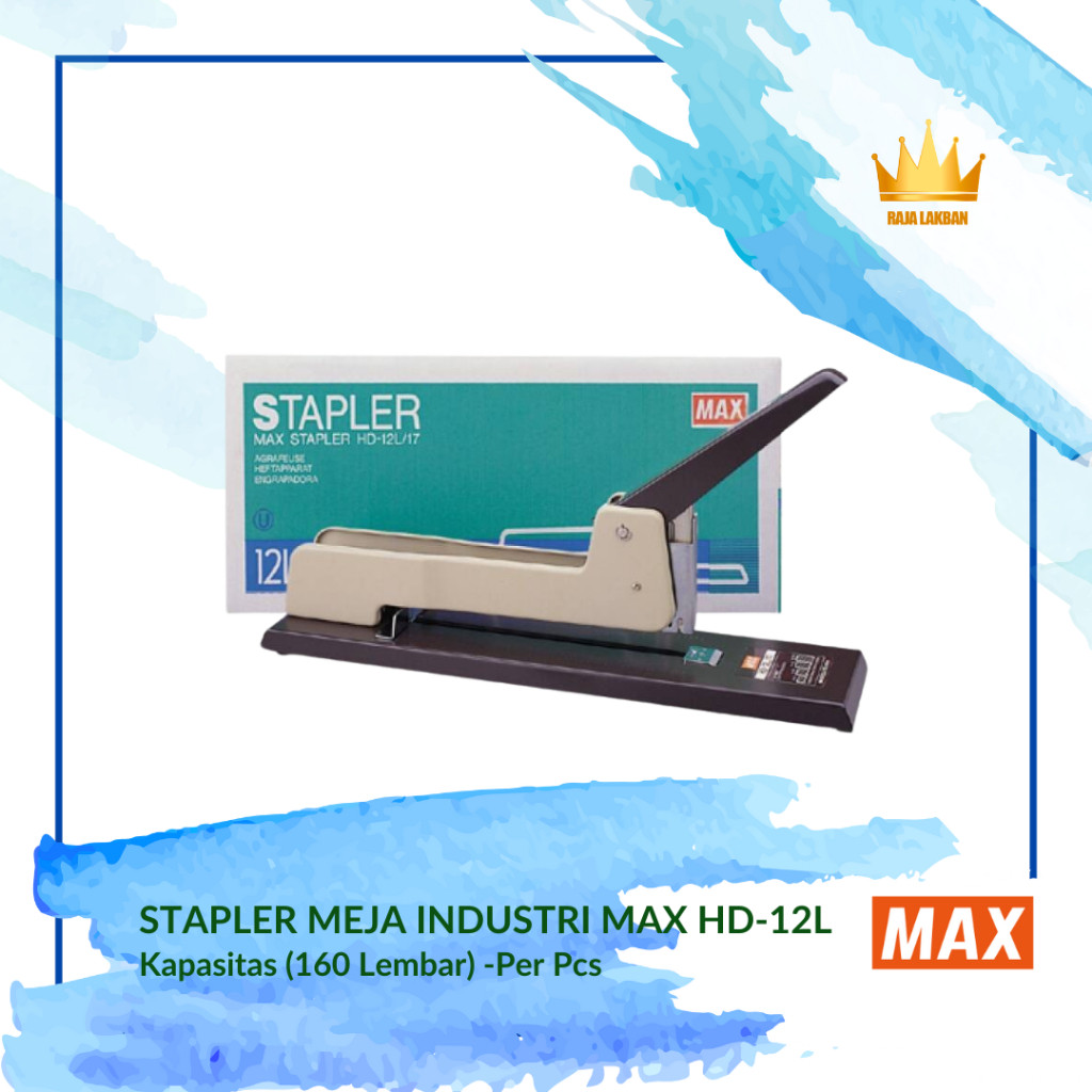 

Stapler Staples Hekter Stapler Meja Industri Max HD-12L - Pcs