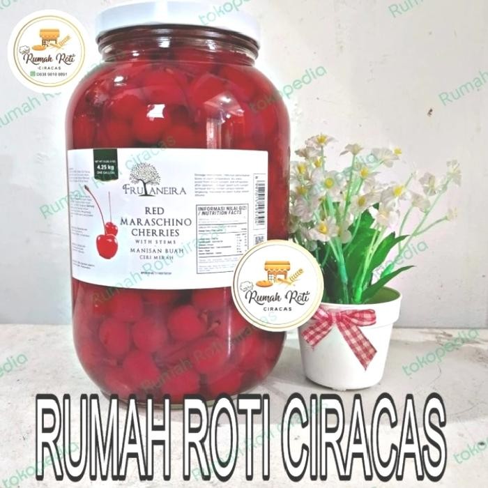 

NewZbgt- CHERRY MERAH TANGKAI MARASCHINO CHERRIES RED CHERY STEM BUAH GLN JAR