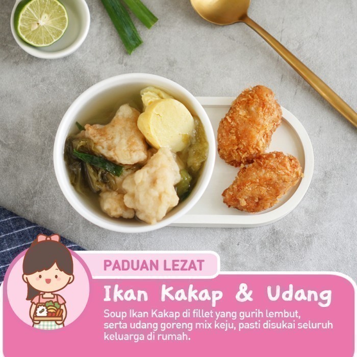 

NewZbgt- Idebekal Kakap Kuah Tahu / Menu Family 2 Lauk / Family Frozen Food
