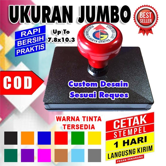 

Stempel Jumbo / Kardus / Kertas / Paperbag