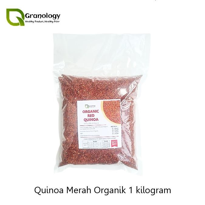 

NewZbgt- Quinoa Merah Organik / Organic Red Quinoa (1 kilogram) by Granology